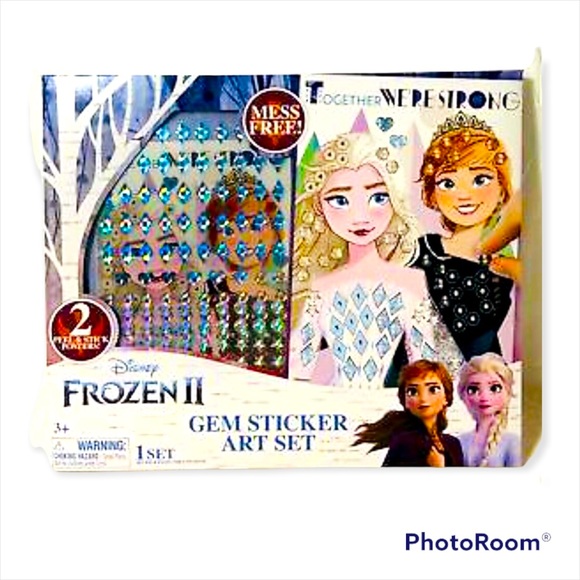 ❄️ DISNEY FROZEN GEM STICKER ART SET❄️ - Picture 1 of 5